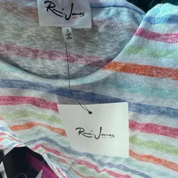 Rainbow Striped Top by Remi James - Picture 4 of 4